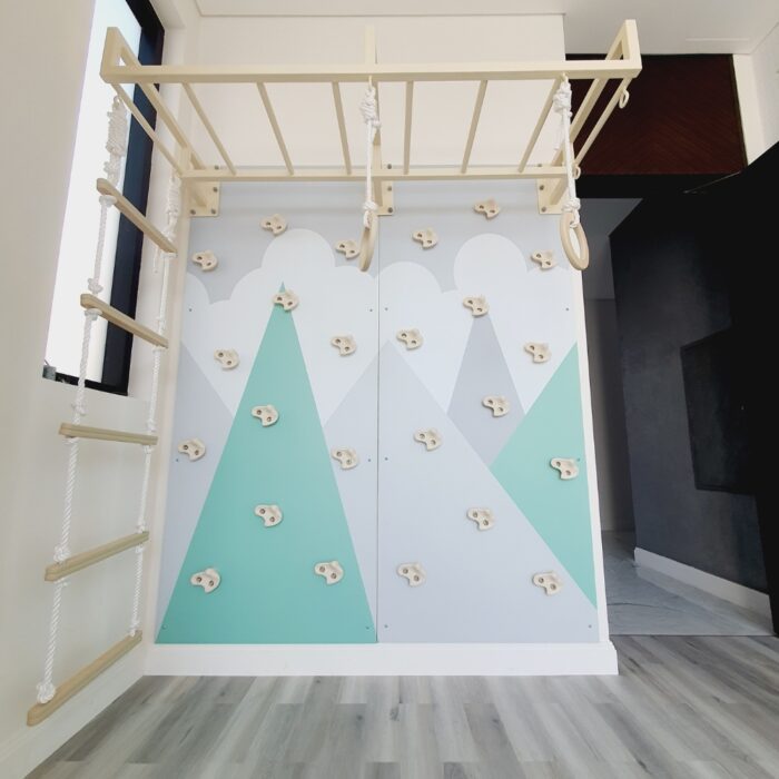 Climbing Wall With Vinyl Sticker 4